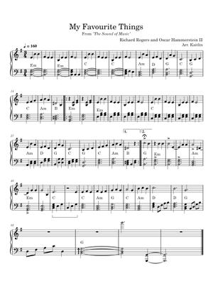 私のお気に入り [リードシート] 楽譜 コード付き ピアノ (ソロ) easy