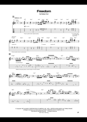無料のロベン・フォード の楽譜 | MuseScore.com でPDFのダウンロード