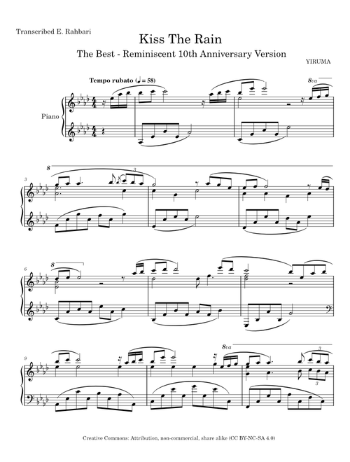 sugarysweet | 無料の の楽譜 | MuseScore.com でPDFのダウンロード