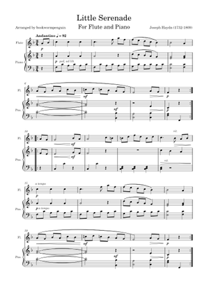 Serenade - Joseph Haydn 楽譜 フルート (混合カルテット) | MuseScore.com