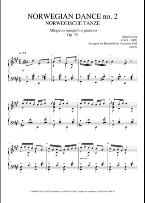 2台のピアノのためのノルウェー舞曲 作品35 第2番 楽譜 ピアノ (ピアノ