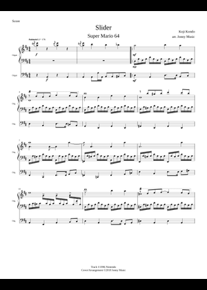 スーパーマリオ64 スライドテーマ 楽譜 ピアノ (ソロ) | MuseScore.com