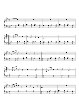 スーパーマリオ64 - 雪山 – 近藤浩治 楽譜 ピアノ (ソロ) | MuseScore.com
