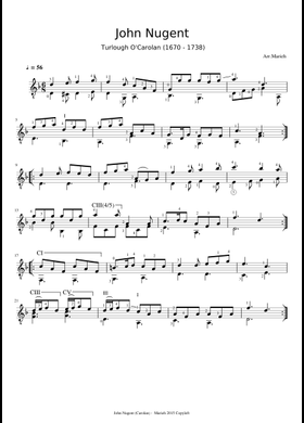 無料のターロック・オキャロラン の楽譜 | MuseScore.com でPDFの