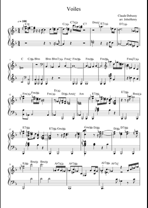 ドビュッシー - 帆 楽譜 ピアノ (ソロ) | MuseScore.com