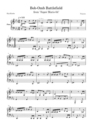 スーパーマリオ64 メインテーマ 楽譜 ピアノ (ソロ) easy | MuseScore.com スーパーマリオ64 メインテーマ 楽譜 ピアノ (ソロ) easy | MuseScore.com