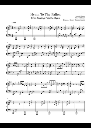 戦没者への賛歌　吹奏楽譜 John Williams 戦没者への賛歌 – ジョン・ウィリアムズ SATBサクソフォーン四重奏の