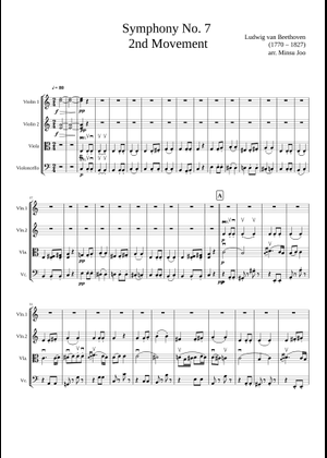 交響曲第7番 Op.92 (L.v.ベートーヴェン- F.リスト) 楽譜 ピアノ (ソロ