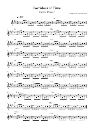 時の回廊 楽譜 チェロ (弦楽二重奏) | MuseScore.com