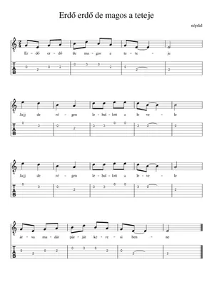 Erd Erd De Magos A Teteje MuseScore erd-erd-de-magos-a-teteje-musescore