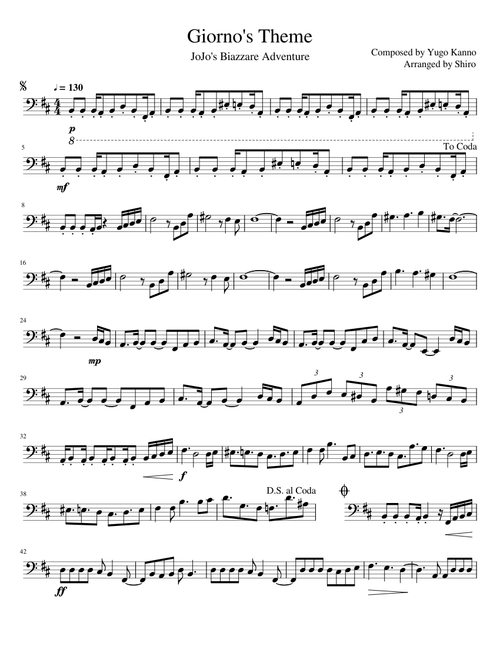 無料のソロ チューバの楽譜 | MuseScore.comでPDFをダウンロードまたは印刷