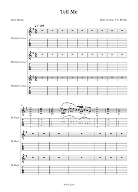 無料のホワイト・ライオン の楽譜 | MuseScore.com でPDFの