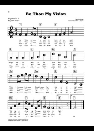 Be Thou My Vision 楽譜 オルガン (ソロ) | MuseScore.com