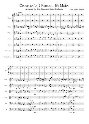 モーツァルト：2台のピアノのための協奏曲 変ホ長調 K. 365 第3楽章