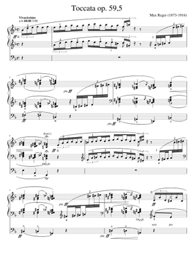 無料のマックス・レーガー の楽譜 | MuseScore.com でPDFの