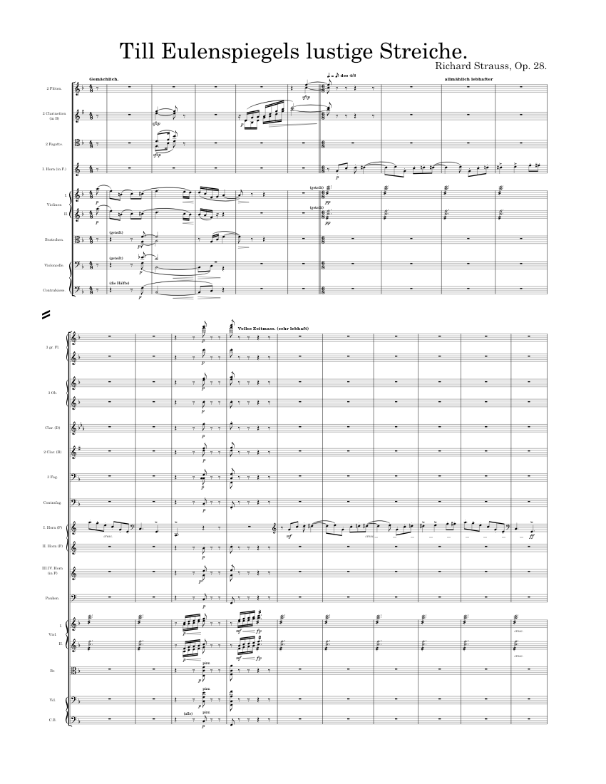 ティル・オイレンシュピーゲルの愉快ないたずら, Op.28 – リヒャルト