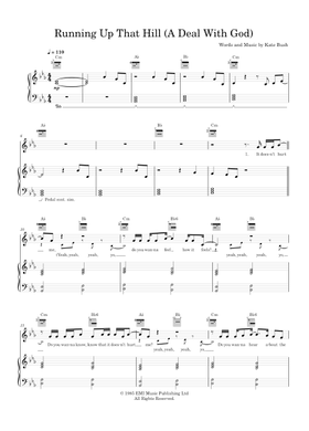無料のケイト・ブッシュ の楽譜 | MuseScore.com でPDFのダウンロード