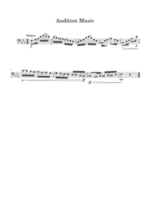 Technical Etude – Vladislav Blazhevich;M.Gagne 楽譜 チューバ (ソロ