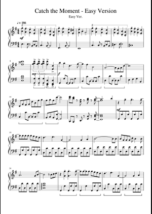 Catch the Moment 楽譜 ピアノ (ソロ) | MuseScore.com