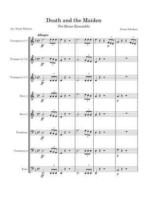 フランツ・シューベルト：弦楽四重奏曲 第14番 ニ短調 D.810 「死と