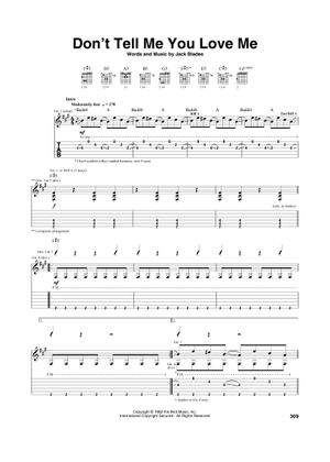 Goodbye の公式楽譜を演奏する by Night Ranger ギター | MuseScore.com