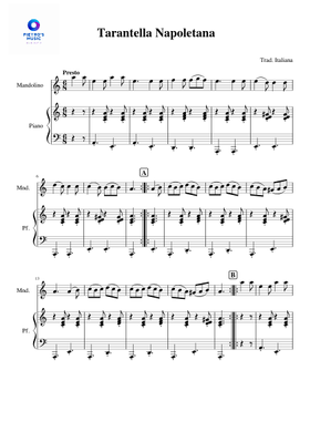無料の伝統的なイタリア の楽譜 | MuseScore.com でPDFのダウンロード