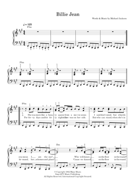 無料のマイケル・ジャクソン の楽譜 | MuseScore.com でPDFの