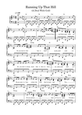無料のケイト・ブッシュ の楽譜 | MuseScore.com でPDFのダウンロード