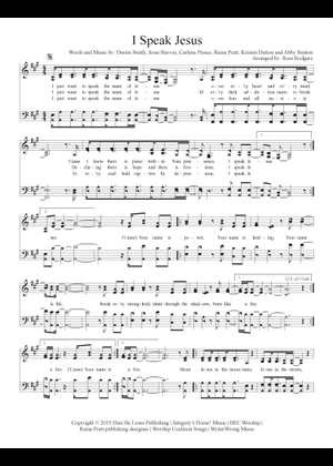 I Speak Jesus - DUSTIN SMITH, ABBY BENTON, CARLENE PRINCE, JESSE REEVES ...
