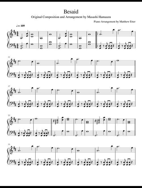 Final Fantasy X sheet music by matthew_etter | Play, print, and