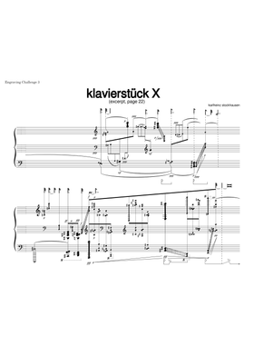 無料のカールハインツ・シュトックハウゼン の楽譜 | MuseScore.com で