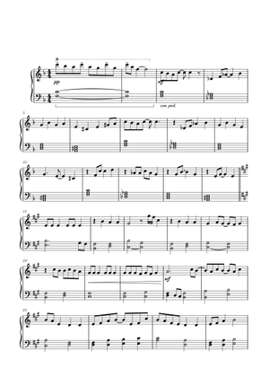 嵐が丘 – ケイト・ブッシュ 楽譜 ピアノ (ソロ) easy | MuseScore.com