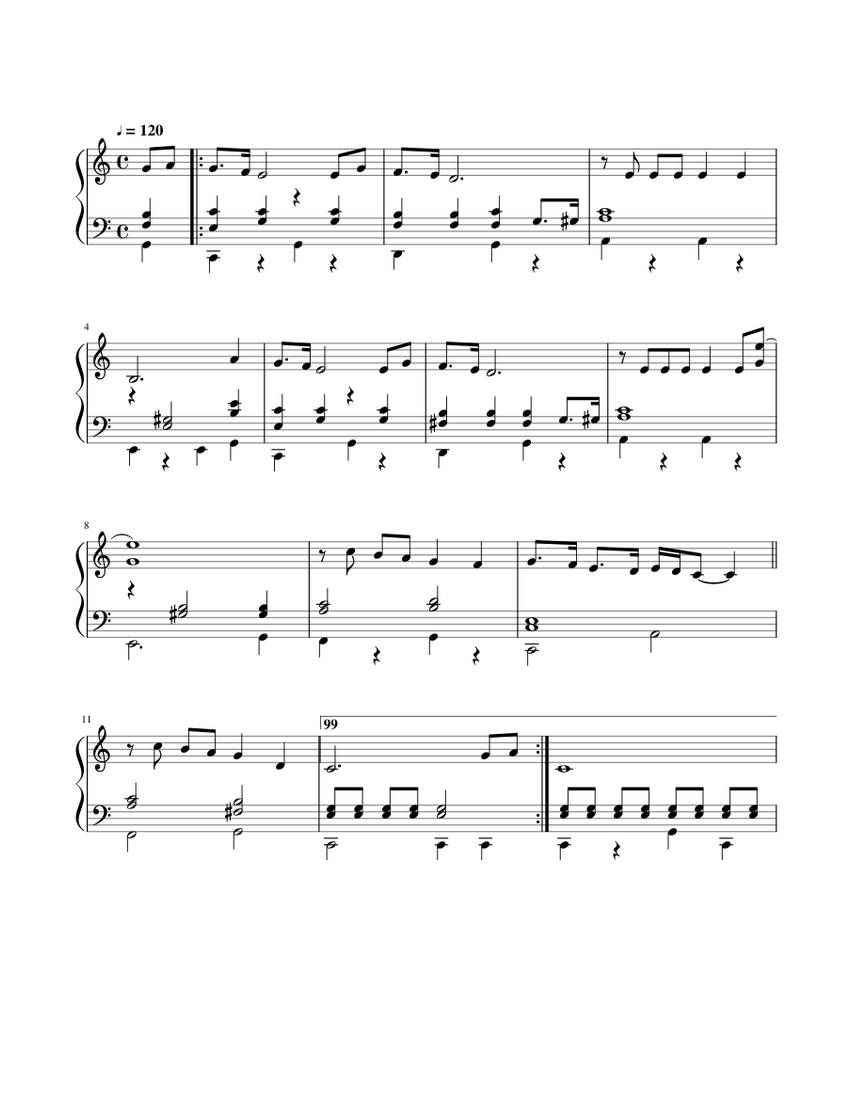 The Beatles I Want To Hold Your Hand 楽譜 ピアノ (ソロ