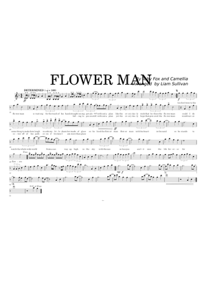 Flower Man - DELTARUNE Chapter 5 – Toby Fox 楽譜 アルトサックス, テナーサックス, バリトン ...