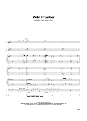 After The War - Gary Moore (Transcribed Score) の公式楽譜を演奏
