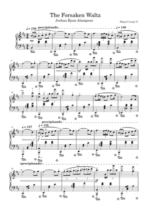 見捨てられたワルツ 楽譜 ピアノ (ソロ) | MuseScore.com