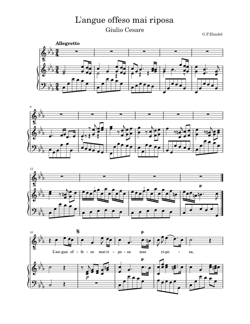 エジプトのジュリオ・チェーザレ, HWV 17 – ゲオルク・フリードリヒ