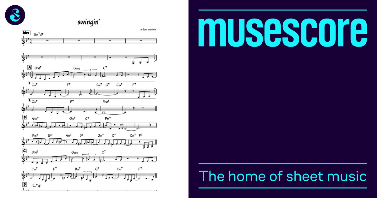 swingin' 楽譜 コード付き ピアノ (ジャズバンド) easy | MuseScore.com
