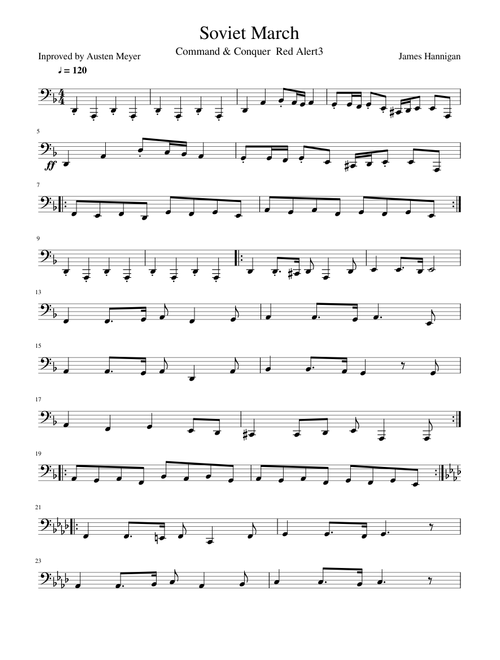 無料のソロ チューバの楽譜 | MuseScore.comでPDFをダウンロードまたは印刷