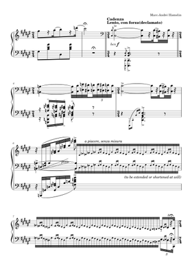 無料のハメリン, マルク＝アンドレ の楽譜 | MuseScore.com でPDFの