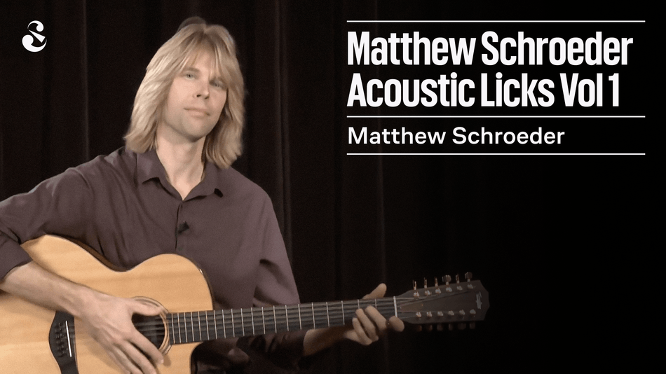 Matthew Schroeder Acoustic Licks Vol 1