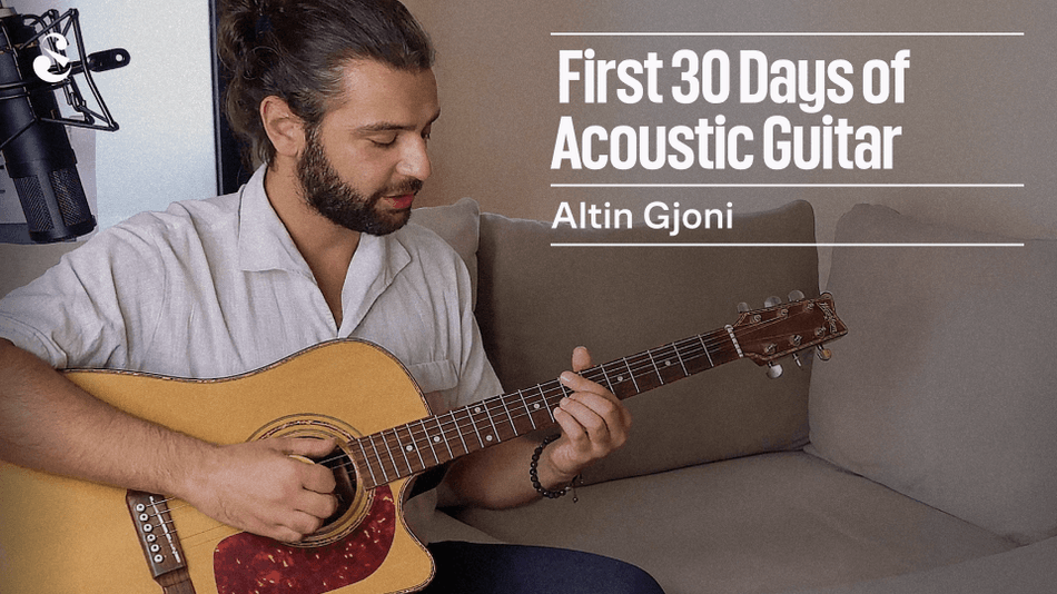 In-Person Acoustic Guitar Fundamentals Lesson With a Real Beginner